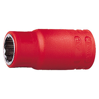 Intercable Doppen 3/8" Geïsoleerde Buitenzeskantdop 3/8" SW22