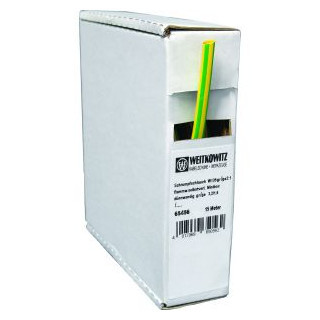 Krimpkous Type W135B 2:1 groen/geel 25,4/12,7MM box 5MTR