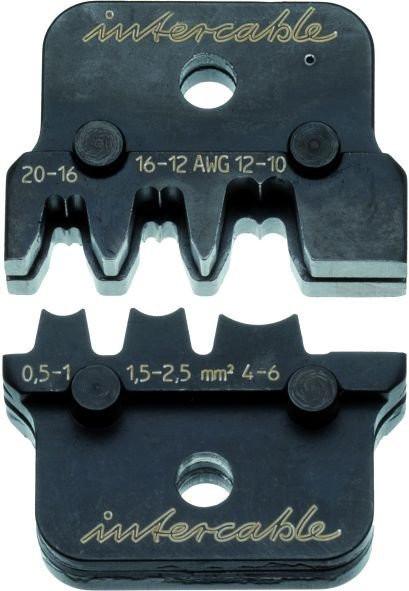 Intercable Persinzetstuk voor ongeïsol.vlaksteekverbindingen 6,3MM