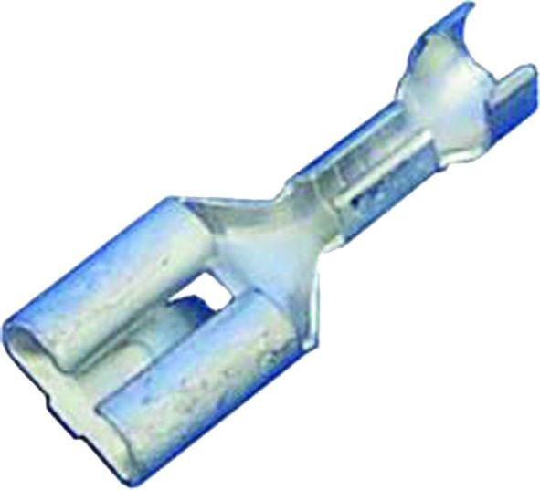 Intercable Q-serie Vlaksteekhuls Din46340 klemtong 0,5-1MM2 6,3x0,8 cuzn