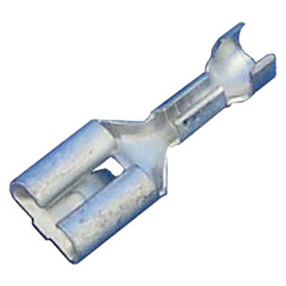 Intercable Q-serie Vlaksteekhuls Din46340 klemtong 4-6MM2 6,3x0,8 cuzn