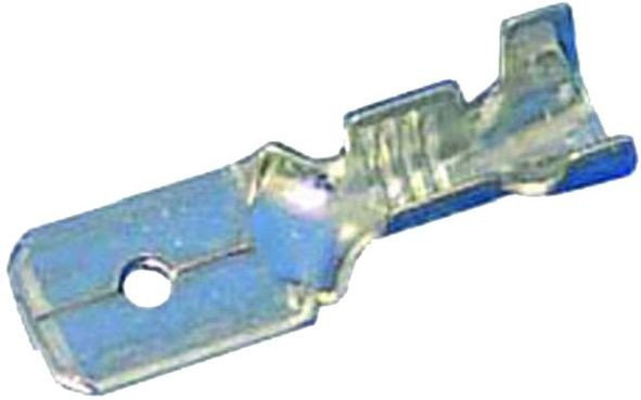 Intercable Q-serie Vlaksteker Din46248,0,5-1MM2 6,3x0,8 messing,vertind