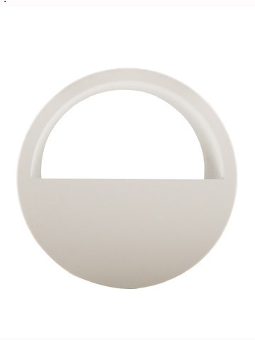 Interlight Frames instukzet M16 90MM wall wash reflector hotel wit aluminium