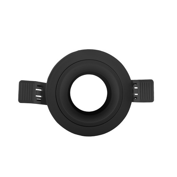 Interlight Frames MR16 Hotel frame 90MM rond groot zwart ral7021 ip20