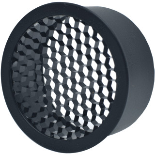 Interlight Led module titan ring met raster zwart aluminium