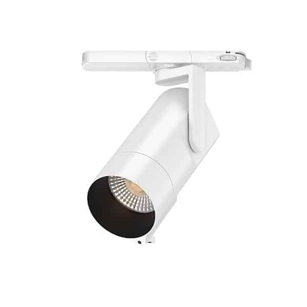 Interlight Sense railspot SYMM 2700 - 6500K 0 - 1970LM 162MM dimbaar lichtsensor 21-40° - mediumstralend stroomrailadapter wit