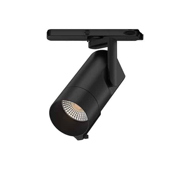 Interlight Sense railspot SYMM 2700 - 6500K 0 - 1970LM 162MM dimbaar lichtsensor 21-40° - mediumstralend stroomrailadapter zwart