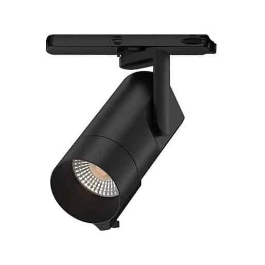 Interlight Sense railspot SYMM 2700 - 6500K 0 - 1970LM 162MM dimbaar lichtsensor 21-40° - mediumstralend stroomrailadapter zwart