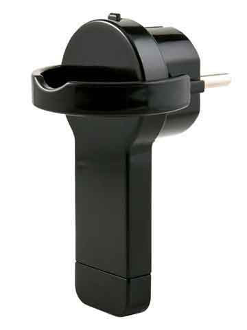 Interlight Stekers Steker Ultra-platmet handgreep zwart