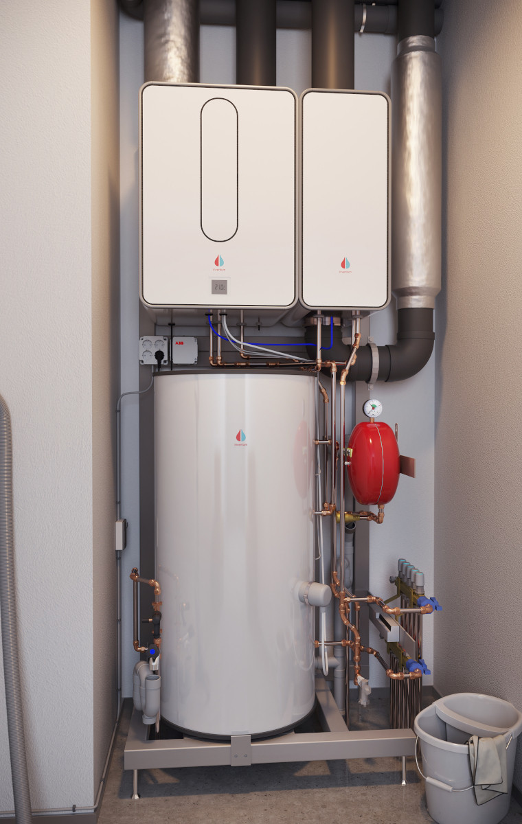 Inventum Technologies Modul-AIR Skid, modul-air + maxtank 150L (65 X 70 X 230 CM)