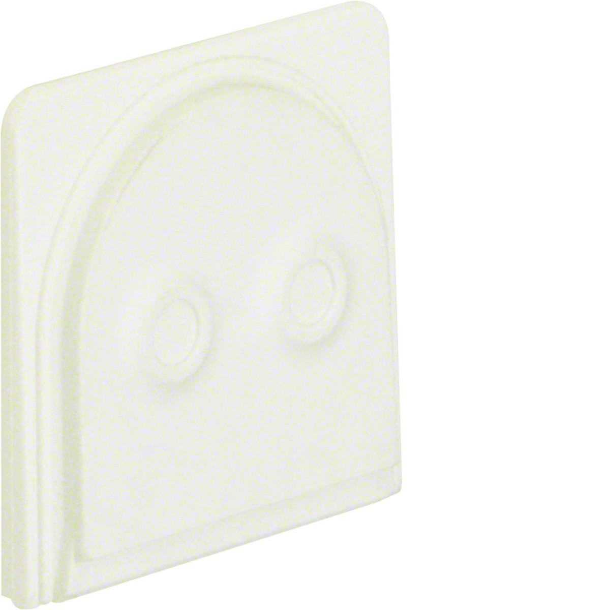 Invoerstuk Voor 2 kabels, W.1, polarwit