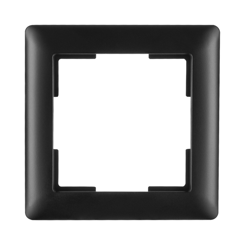 ION INDUSTRIES Afdekraam 1-voudig D1 Mat Zwart Afdekraam 1-voudig D1 mat zwart