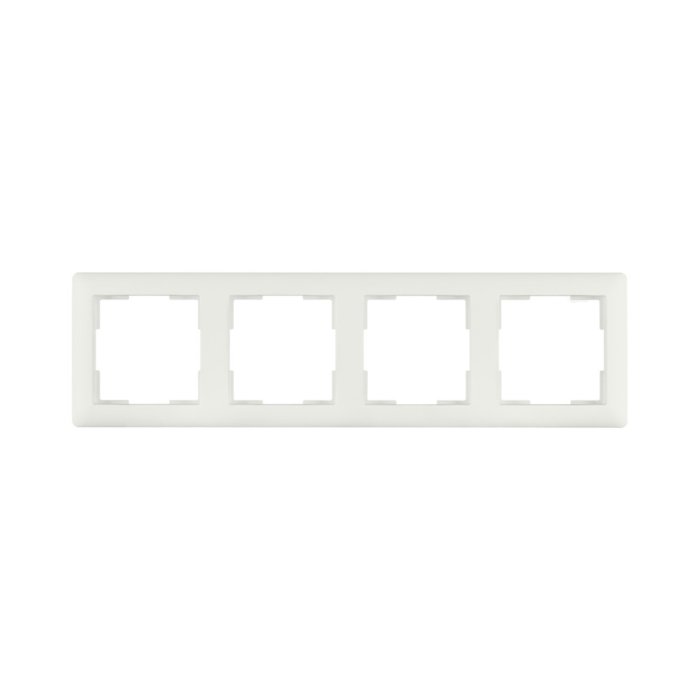 ION INDUSTRIES Afdekraam 4-voudig D1 Mat Alpin Afdekraam 4-voudig D1 mat alpin wit