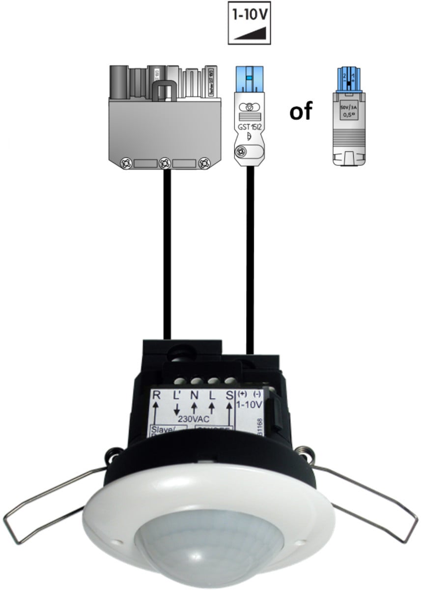 Isolectra BEG LUXOMAT WIELAND GST STEKERBAAR SB02.M.1C.dim.ib.010 wieland 10m+bst14i2 0,5M,gst18i6 ZW/W M+F 0,5M