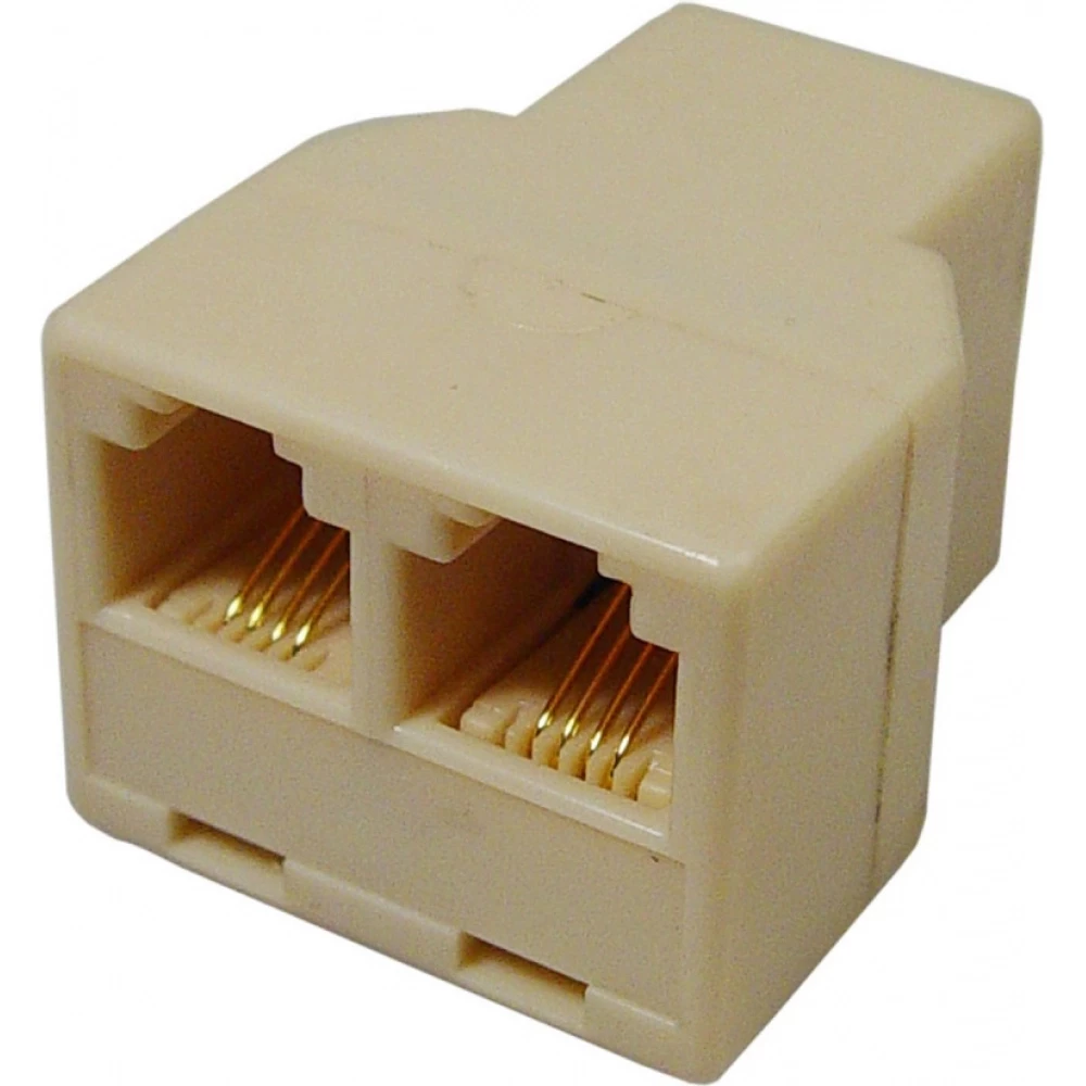 Isotel Koppelblok modulair 3-weg RJ12 3xfemale