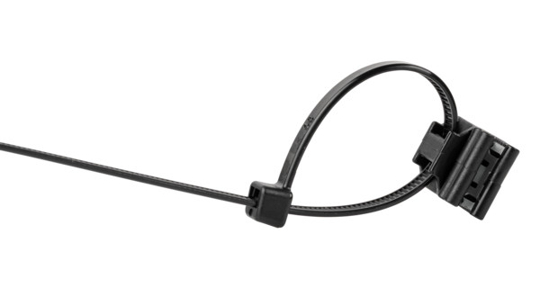 JMV Kabelbinderclip Kabelclip, aan zijkant, haaks op profiel, profieldikte 0,7-3MM