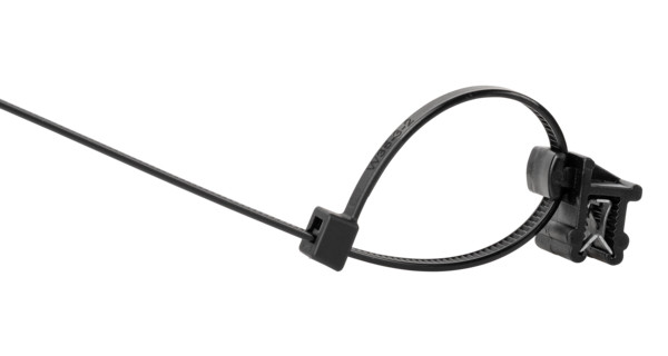 JMV Kabelbinderclip Kabelclip, aan zijkant in lengte van profiel, profieldikte 0,7-3MM