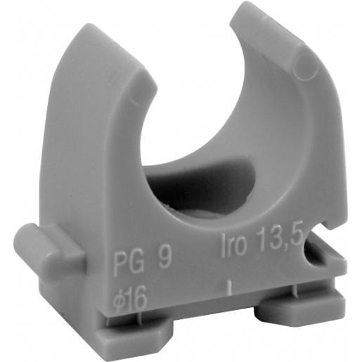 JMV Opendrukzadel PP halogeenvrij siliconenvrij 16MM.schroefgat 5MM donkergrijs