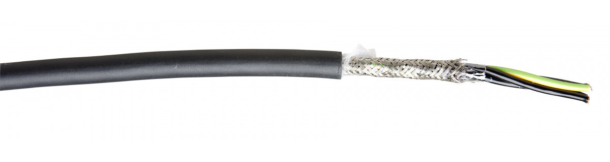 Jobarco Highflex stuurstroomleiding 18G1,5MM² zwart 0151074meter