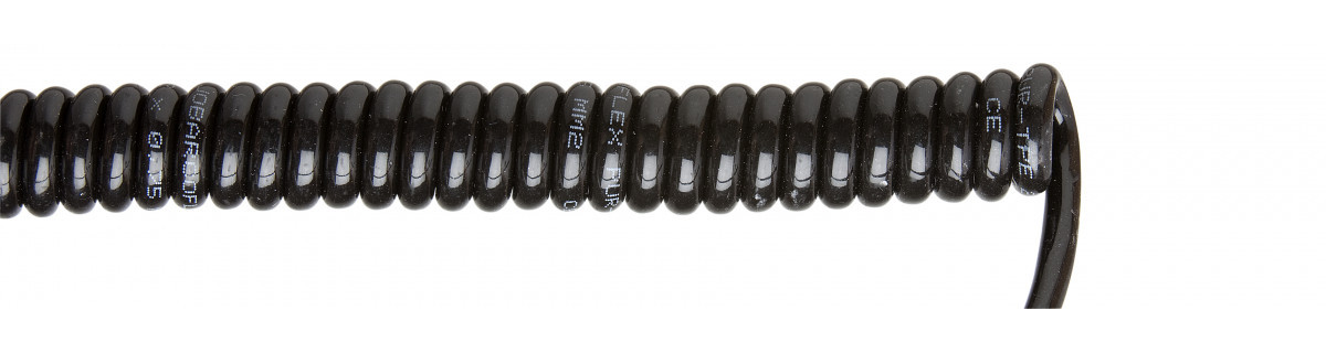 Jobarco Jobspiral Spiraalsnoer 2 X 1,5MM2 rustlengte 150CM, werklengte 600CM