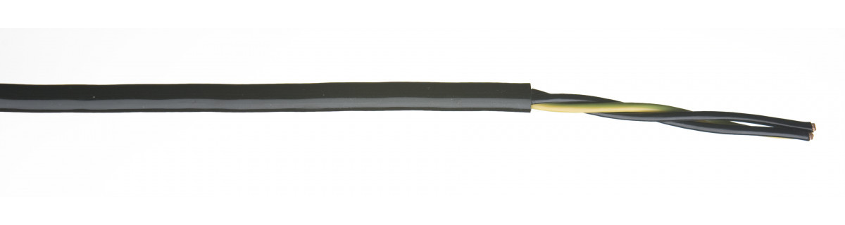 Jobarco Purflex stuurstroomleiding 2x0,34MM² zwart 0150202meter len