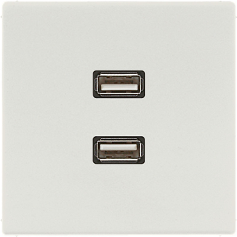 Jung 2xUSB multifunctionele verbindingsdoos lichtgrijs verbindingsdoos