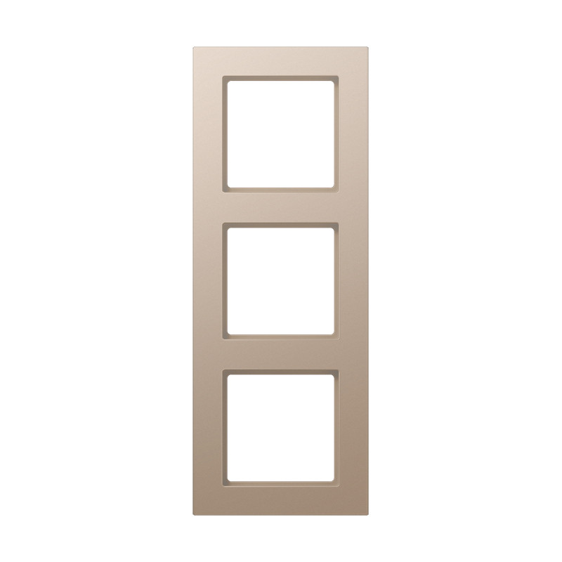 Jung A range / A 550 Afdekraam A550 champagne slagvast 3-VDG