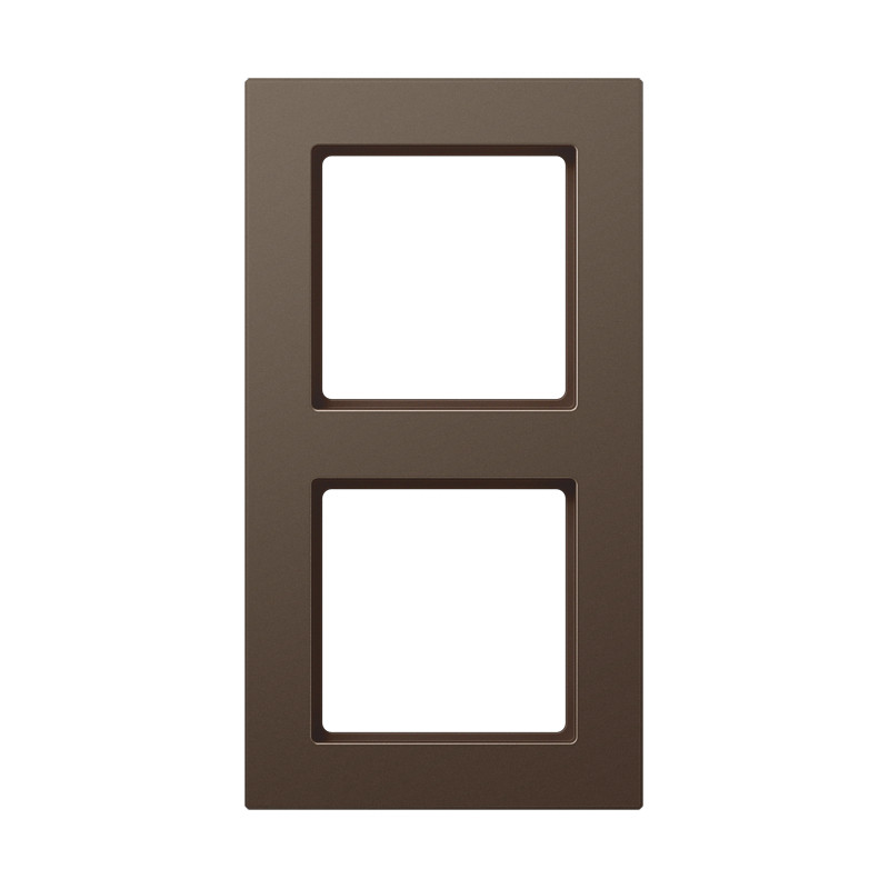 Jung A range / A 550 Afdekraam A550 mokka slagvast 2-VDG