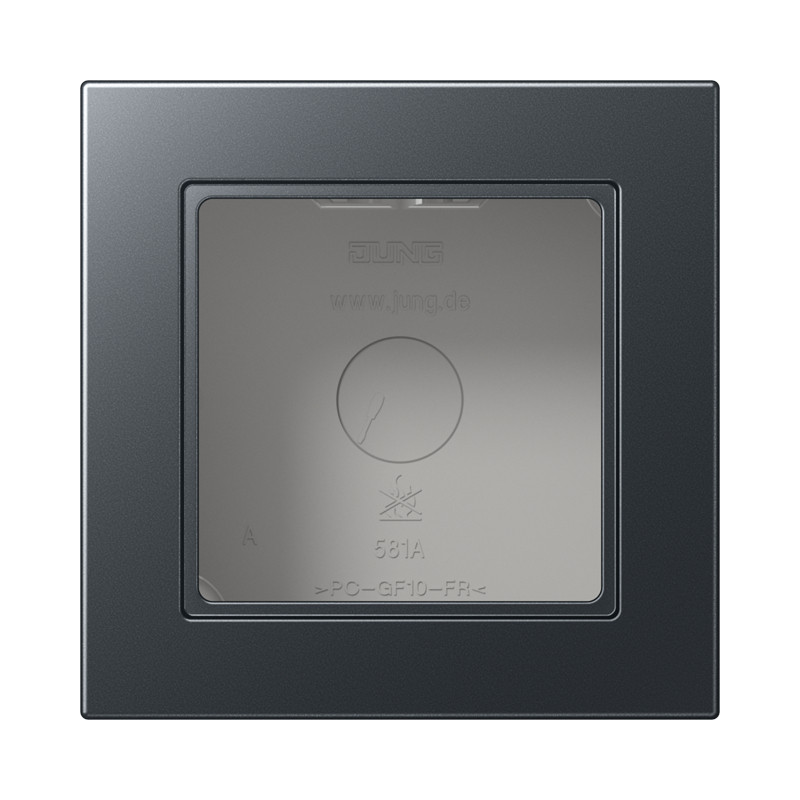 Jung A range / A CUBE Opbouwkap A550 antraciet mat 1-voudig