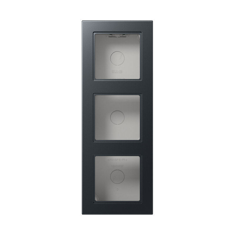 Jung A range / A CUBE Opbouwkap A550 antraciet mat 3-voudig