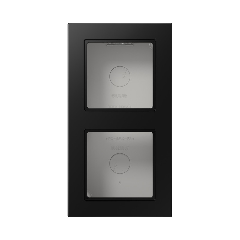 Jung A range / A CUBE Opbouwkap A550 grafietzwart mat 2-voudig