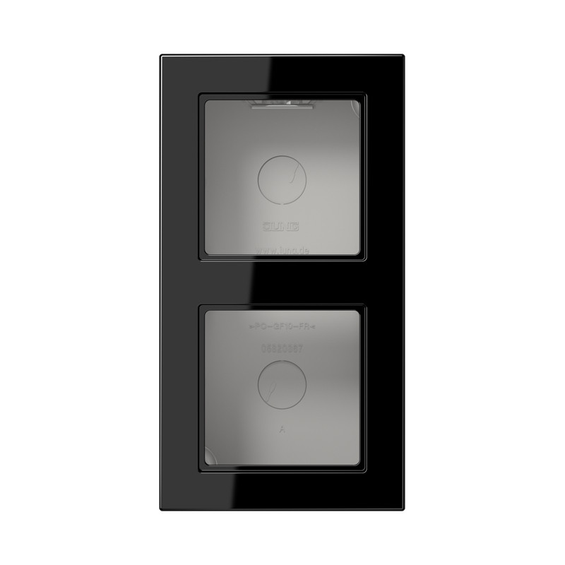 Jung A range / A CUBE Opbouwkap A550 zwart 2-voudig