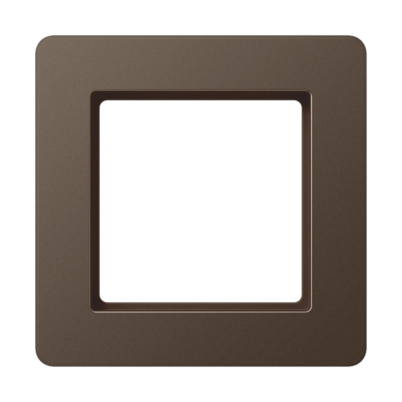 Jung A range / A FLOW Afdekraam A flow mokka slagvast 1-VDG