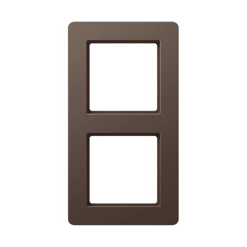 Jung A range / A FLOW Afdekraam 2-voudig, verticale en horizontale montage, thermoplast 