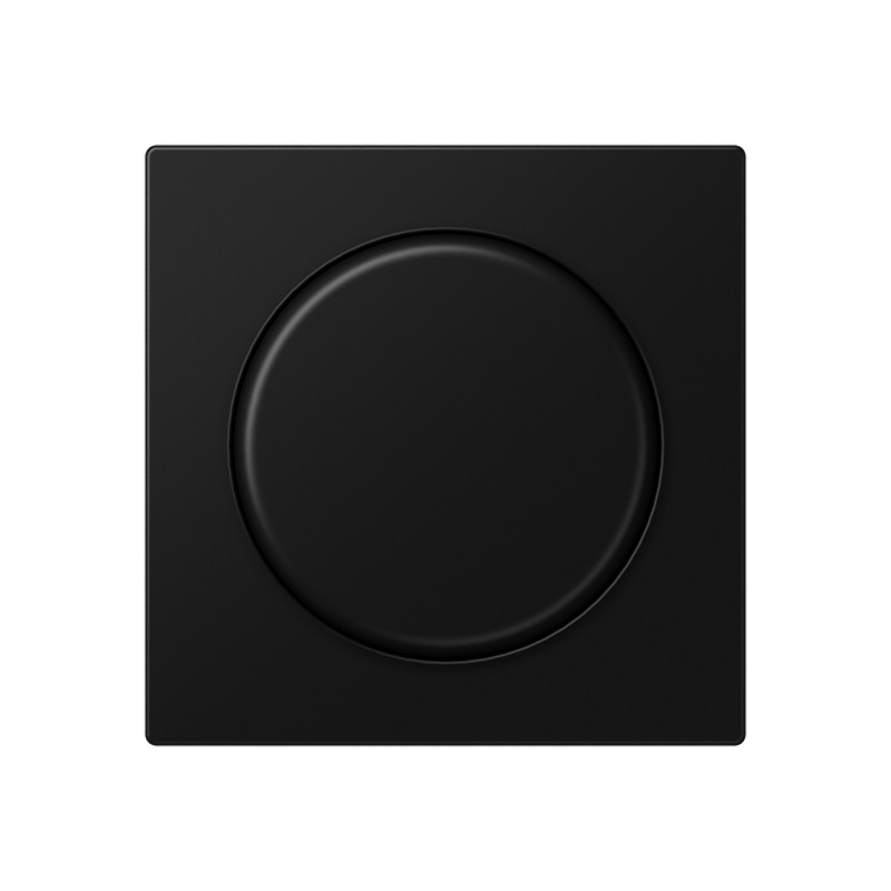 Jung A range Afdekking A500 zwart mat VR draaidimmer