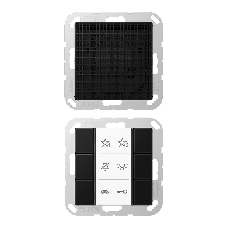 Audio Binnenstation, A range, grafietzwart mat
