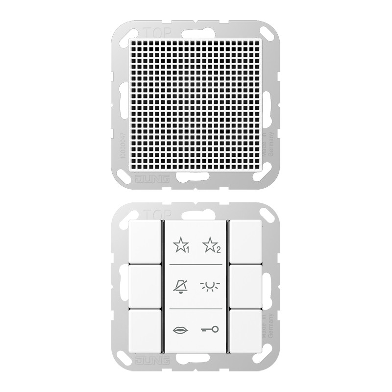 Audio Binnenstation, A range, sneeuwwit mat