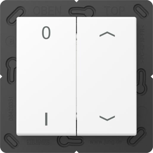 Jung Enocean radiografische wandzender 4-kanaals symbole 0 I und pfeil A