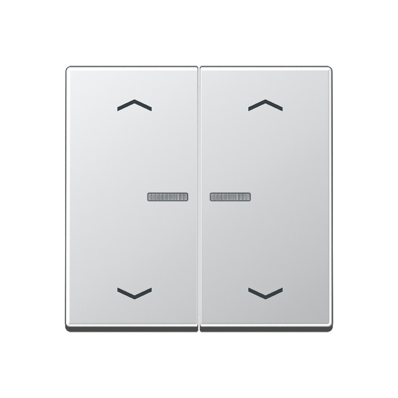 Jung A range Home Stuurafd. a500 2V. aluminium pijl