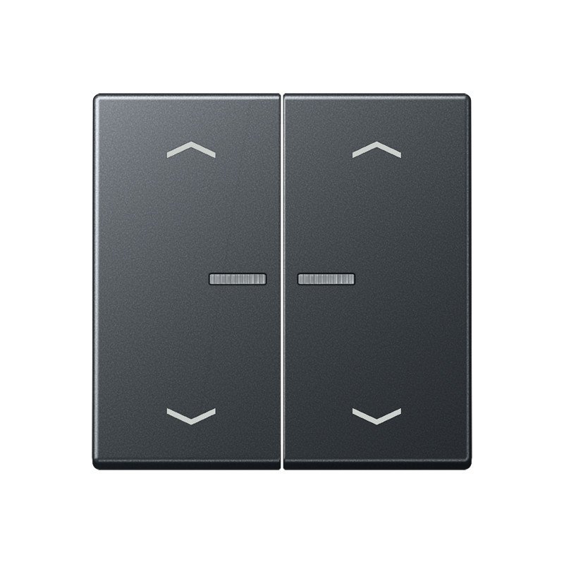 Jung A range Home Stuurafd. a500 2V. antr.M.SL.V pijl