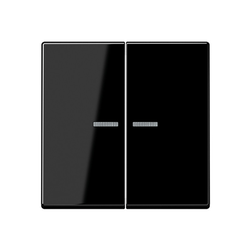 Jung A range Home Stuurafd. a500 2V. zwart SL.V. Jung A range Home Stuurafd. a500 2V. zwart SL.V.