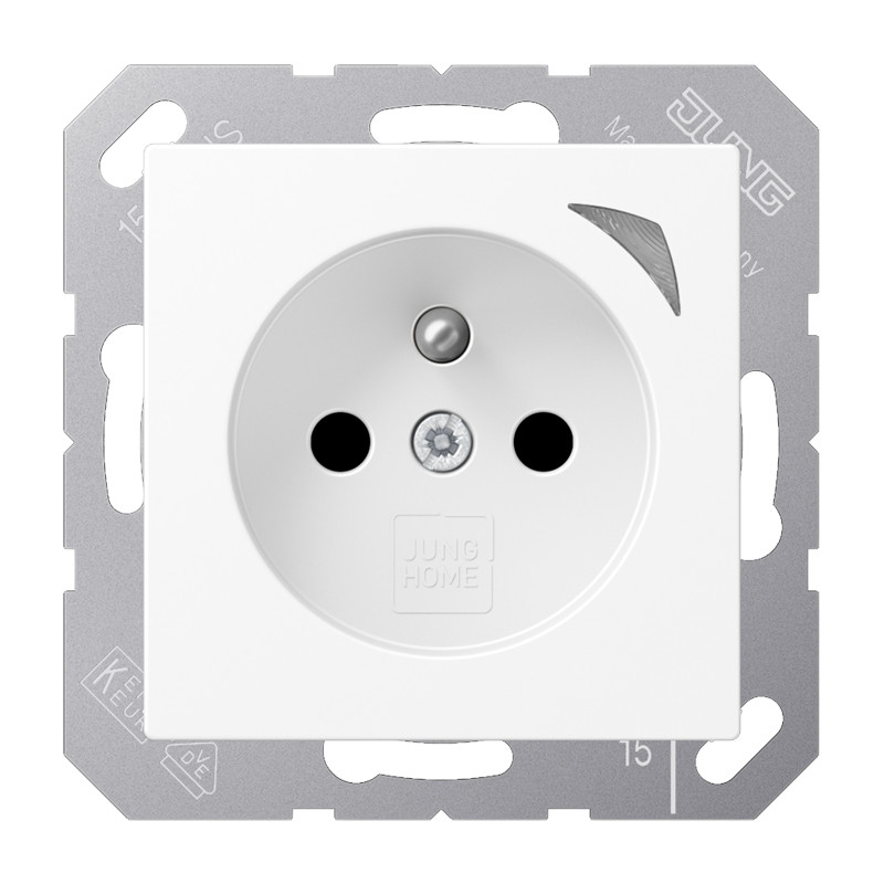 Jung A range Home wandcontactdoos energy, frans/belgisch systeem, 16 A 250 V ~