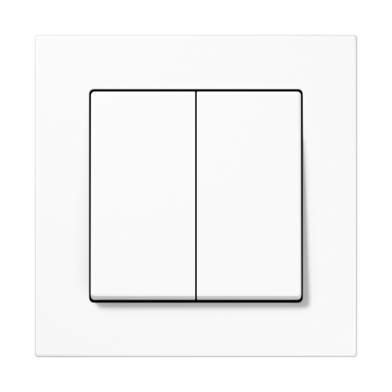 Jung A range Matter Taster a550 4-kanaals alpine wit