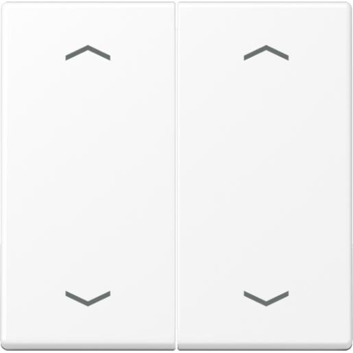 Jung A range tweedelige wip jaloezie wit