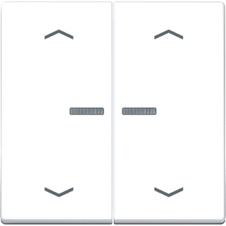 Jung LS range tweedelige wip jaloezie wit