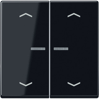 Jung LS range tweedelige wip jaloezie zwart