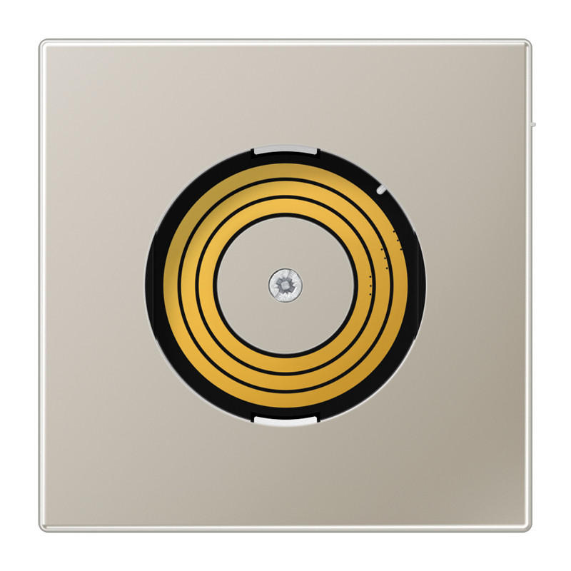 Jung Plug & light centraalplaat schakelaar/dimmer roestvaststaal ( RVS )