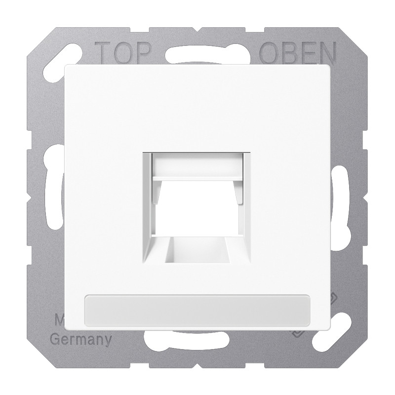 Jung Afd. a(s)500 A.wit V.mod.jack1v. tekstv.