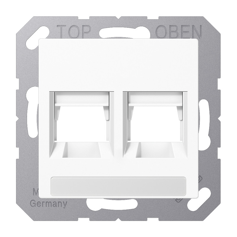 Jung Afd. a(s)500 A.wit V.mod.jack1v. tekstv.