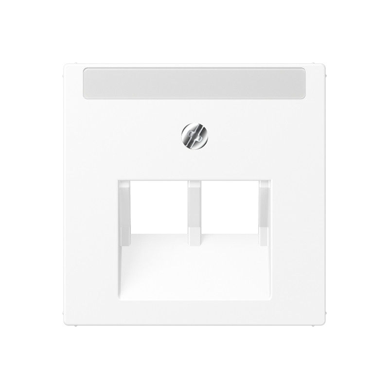 Jung Afd. a(s)500 SN.wit mat 2V. tekstv. uae